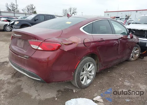 2016 Chrysler 200 Limited from USA, damaged, VIN 1C3CCCAB2GN143989